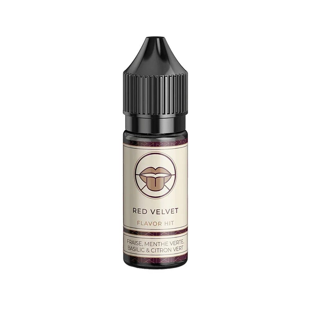 00 mg Pack 5 E-liquides Red Velvet 10ml - Flavor Hit
