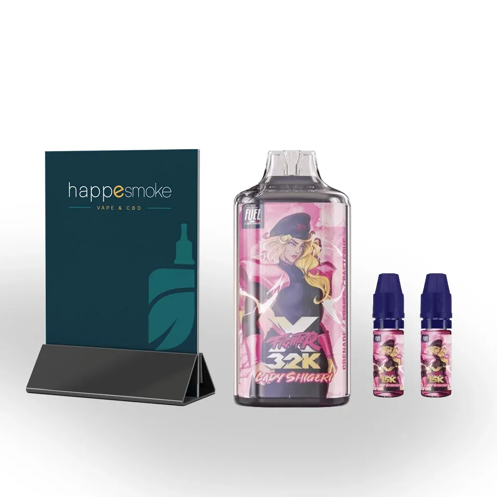 0mg KIT PUFF MAISON FUEL X ASPIRE - XFIGHTER LADY SHIGERI 32K 1000MAH