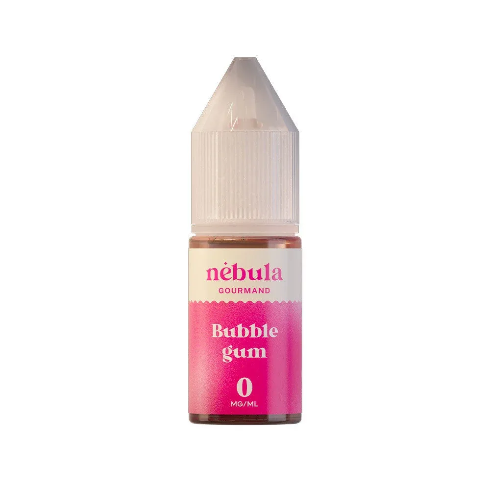 0mg Pack 5 E-liquides Bubble Gum 10 ml - N茅bula