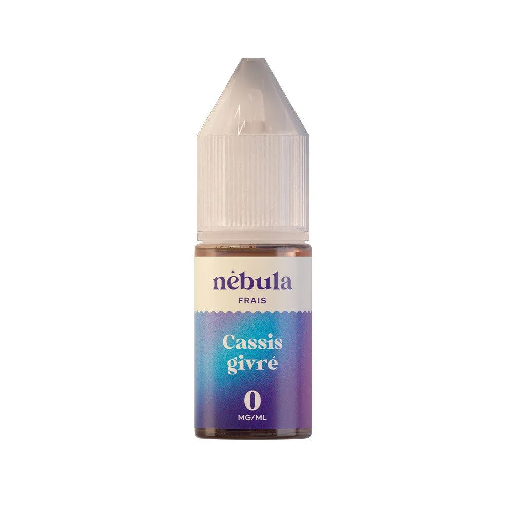 0mg Pack 5 E-liquides Cassis Givr茅 10 ml - N茅bula