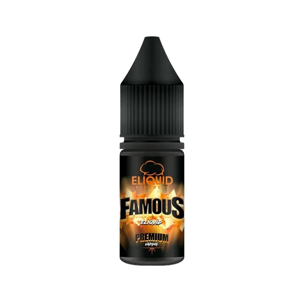 0mg Pack 5 E-liquides Famous 10ml - Eliquid France
