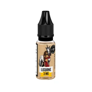 0mg Pack 5 E-liquides Licorne 10ml - Curieux