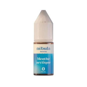 0mg Pack 5 E-liquides Menthe Arctique 10 ml - N茅bula