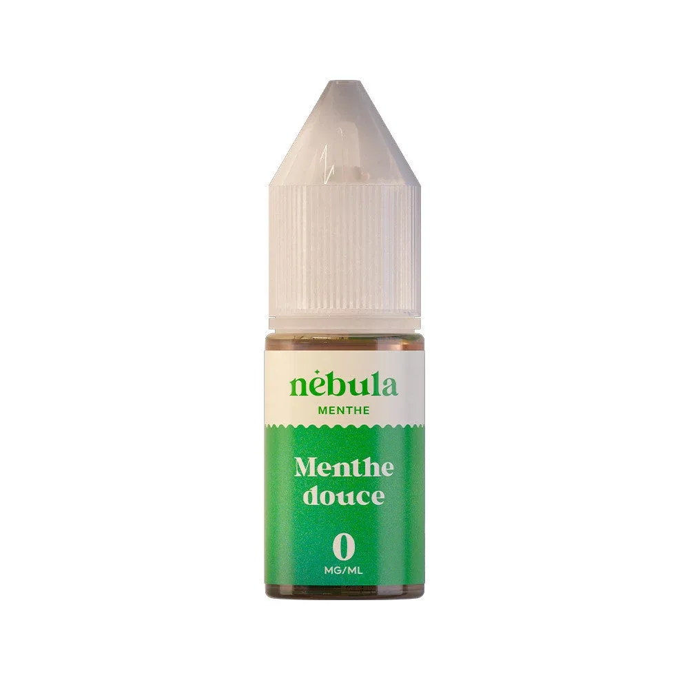 0mg Pack 5 E-liquides Menthe Douce 10 ml - N茅bula
