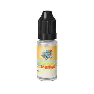 10 mg Pack 5 E-liquides Ananas Mango Sel de Nicotine 10 ml - Les Supers Jus
