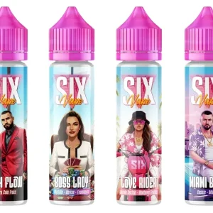 4 E liquides Six Vape