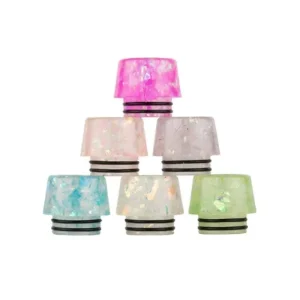 6 Drip Tips 810 ReeWape en résine (RW