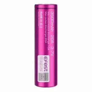 Accu Efest Purple IMR 18650 3500mAh 20A, Efest 18650