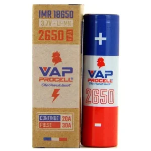 Accu Vap Procell 18650 - 2650 mAh - 20A