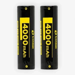 Accus Listman 18650 - 4000 mAh - 25A (x2)