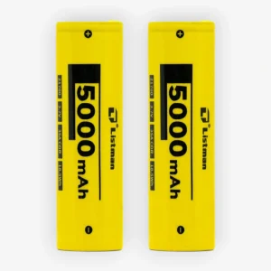 Accus Listman 21700 - 5000 mAh - 35A (x2)