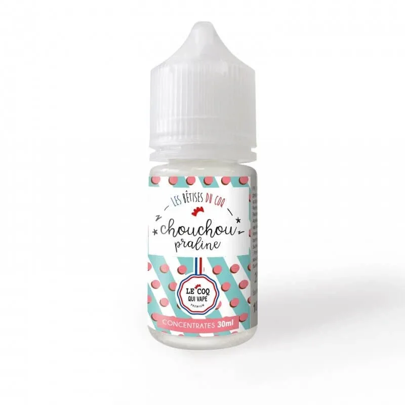 Arôme Concentré Chouchou Praline 30ml – Le Coq Qui Vape