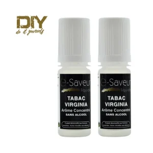 Arôme concentré Classic Virginia sans alcool 10ml pack de 2