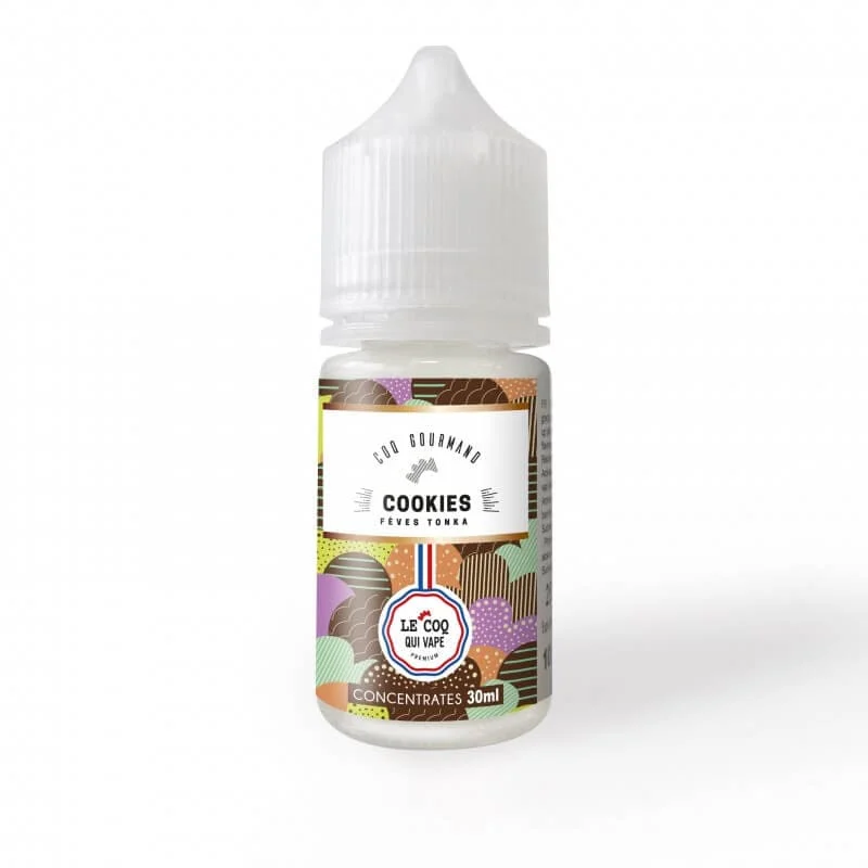 Arôme Concentré Cookies Fèves Tonka 30ml – Le Coq Qui Vape