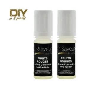 Arôme concentré Fruits Rouges sans alcool 10ml pack de 2