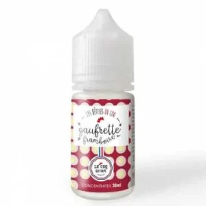 Arôme concentré Gaufrette Framboise Le Coq Qui Vape 30ml par Airomia