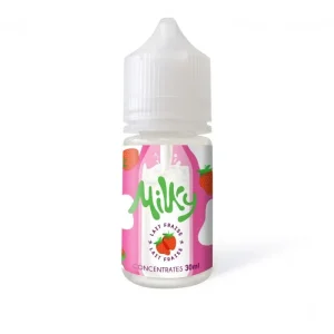 Arôme Concentré Lait Fraise 30ml – Milky Le Coq Qui Vape