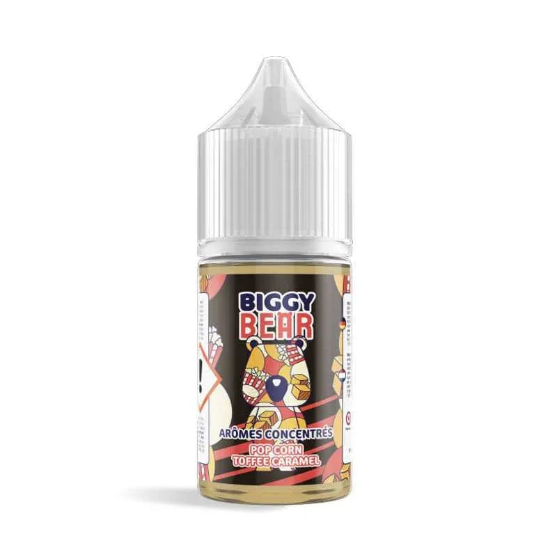 Arôme Concentré Pop Corn Toffee Caramel 30ml – Biggy Bear