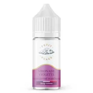 Arôme concentré Sironade Violette 30ml par Petit Nuage
