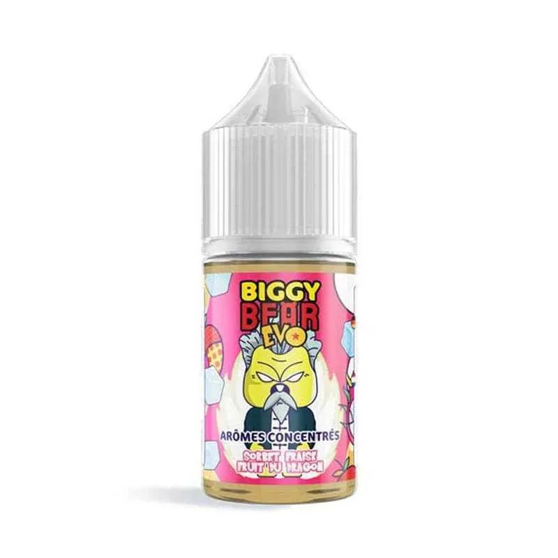 Arôme Concentré Sorbet Fraise Fruit du Dragon 30ml – Biggy Bear