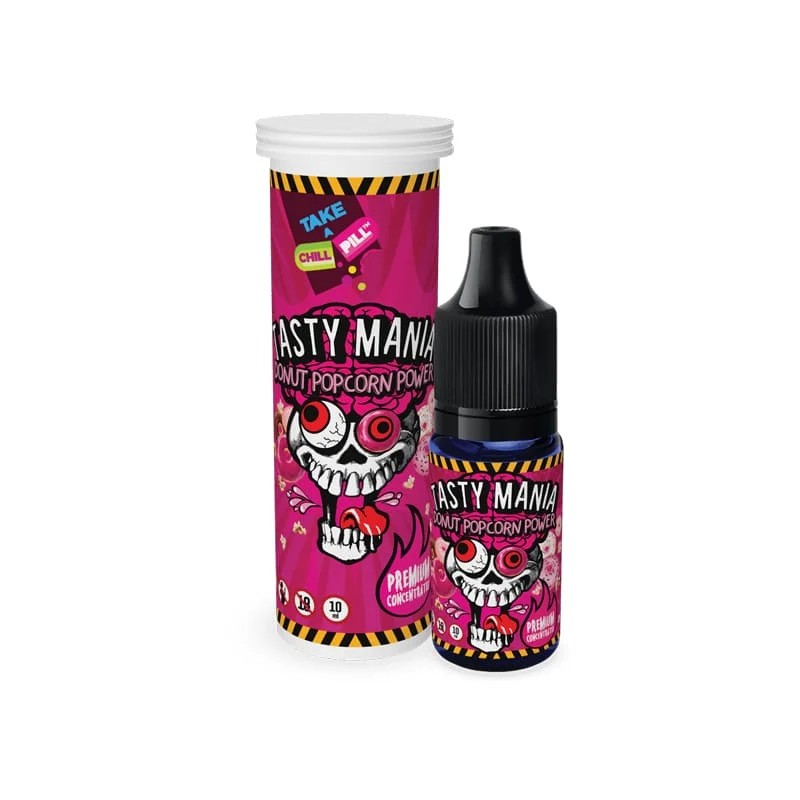 Arôme Concentré Tasty Mania Donut Popcorn Power 10ml – Chill Pill