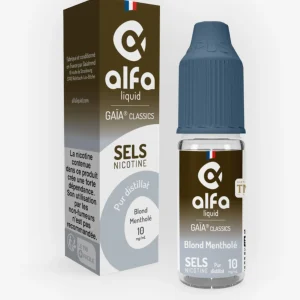 Blond Mentholé sels de nicotine 10 mL - Gaïa Alfaliquid