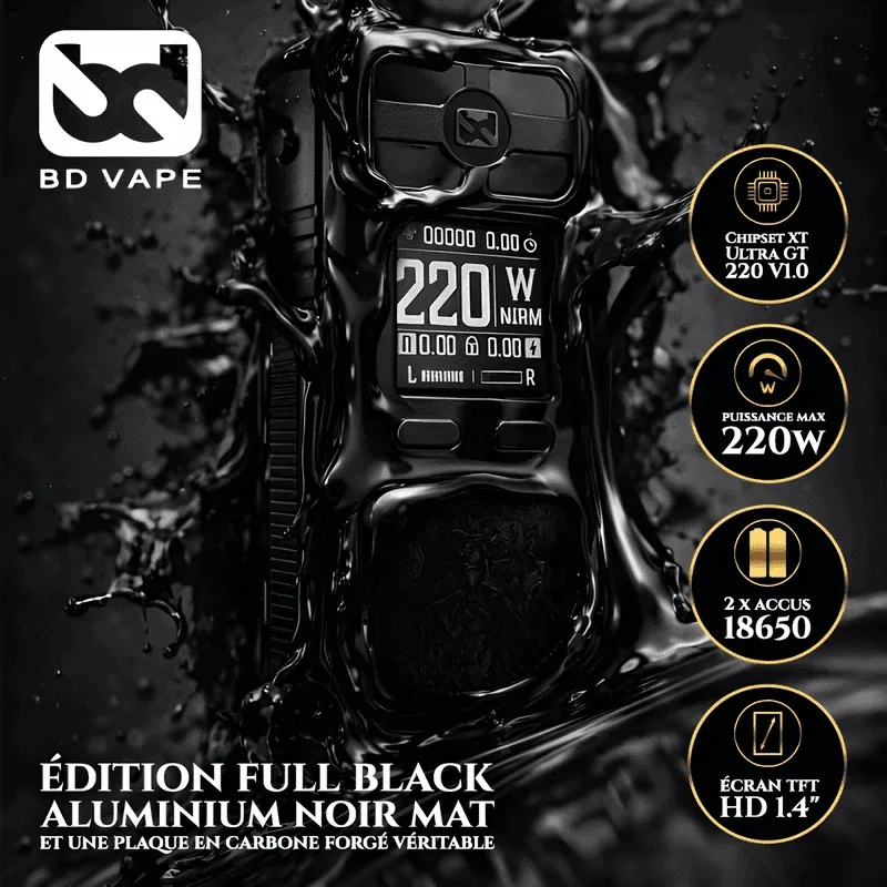 Box Mod BD Vape Rayden 220 - 220W 18650