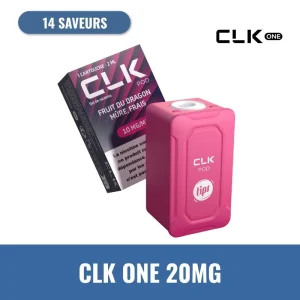 Cartouche CLK One Pod 20mg pour batterie CLK One Lips