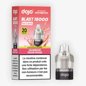 Cartouche Dojo Blast Framboise Pêche Fraise - Vaporesso