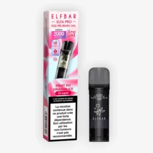 Cartouche Elfa Pro Fruit du Dragon Glacé (x2) - Elfbar