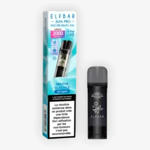 Cartouche Elfa Pro Menthe Glaciale (x2) - Elfbar