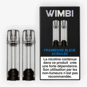 Cartouche Pod XS Framboise Bleue Acidulée (x2) - Wimbi