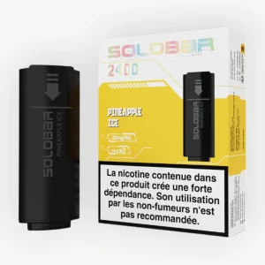 Cartouche Solobar 2400 Pineapple Ice (x2) - Solobar