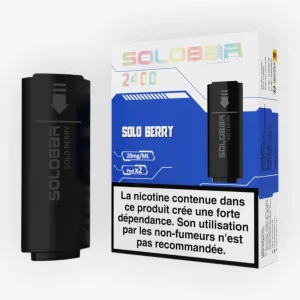Cartouche Solobar 2400 Solo Berry (x2) - Solobar