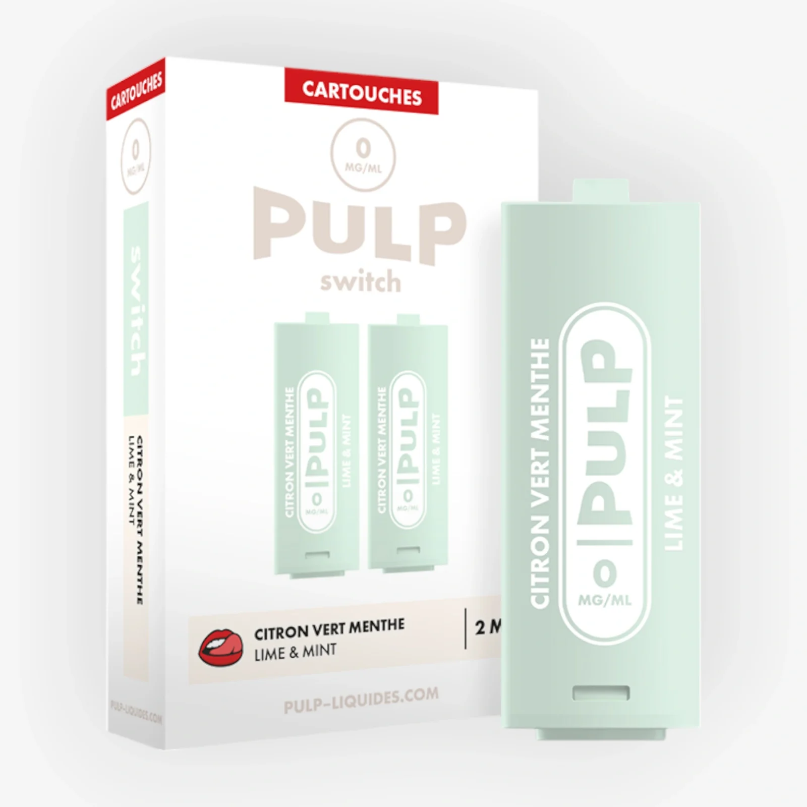 Cartouche Switch Citron Vert Menthe (x2) - Pulp