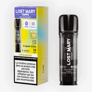 Cartouche Tappo Citron Menthe - Lost Mary