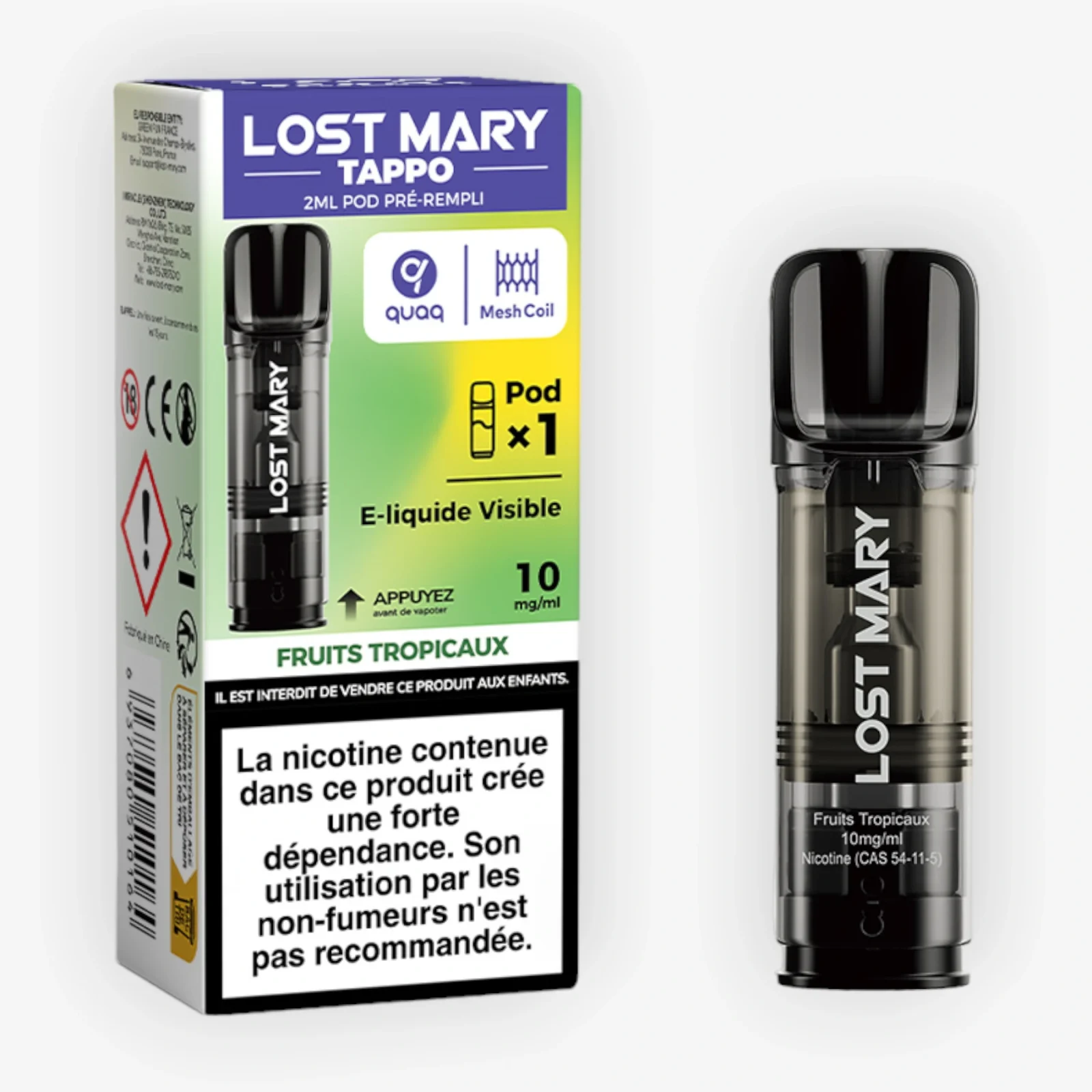 Cartouche Tappo Fruits Tropicaux - Lost Mary