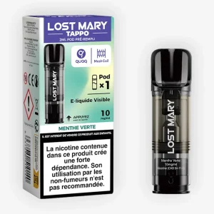Cartouche Tappo Menthe Verte - Lost Mary