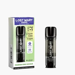 Cartouche Tappo Passion Kiwi Goyave 0 mg (DLUO 06/2026) - Lost Mary