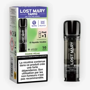 Cartouche Tappo Pomme Pêche - Lost Mary