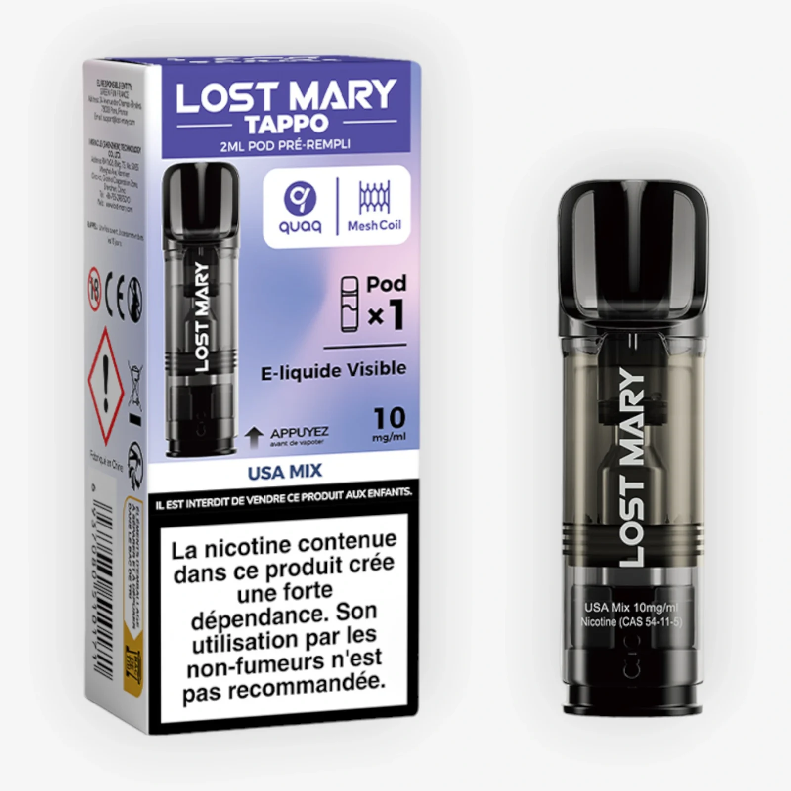 Cartouche Tappo USA Mix - Lost Mary