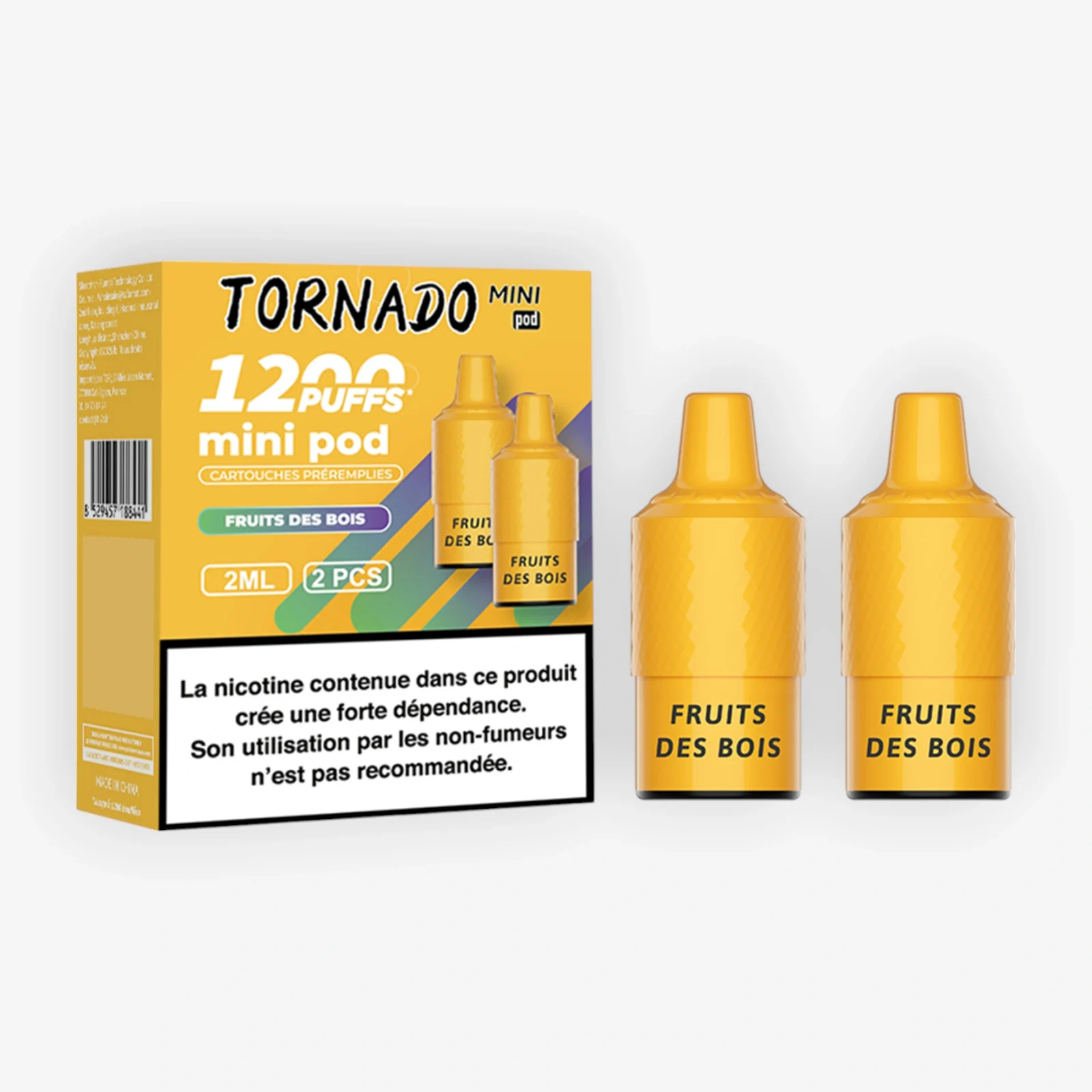 Cartouche Tornado Mini Fruits des Bois (x2) - Fumot