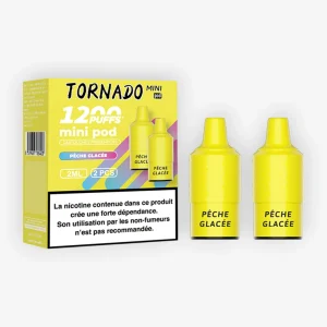 Cartouche Tornado Mini Pêche Glacée (x2) - Fumot