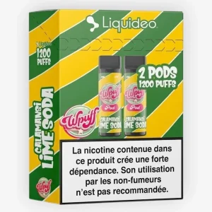 Cartouche Wpuff 1800 Calamansi Lime Soda (x2) - Wpuff (Liquideo)