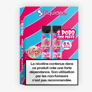Cartouche Wpuff 1800 Fruits des Bois (x2) - Wpuff (Liquideo)