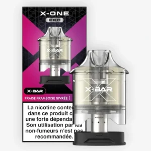 Cartouche X-One Pro Fraise Framboise Givrée - X-Bar