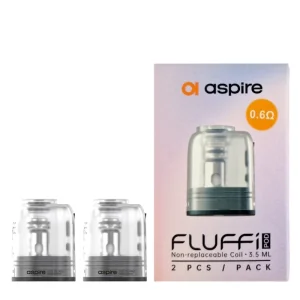 Cartouches Fluffi 0.6/1.0Ω 3.5ml (2pcs) Aspire