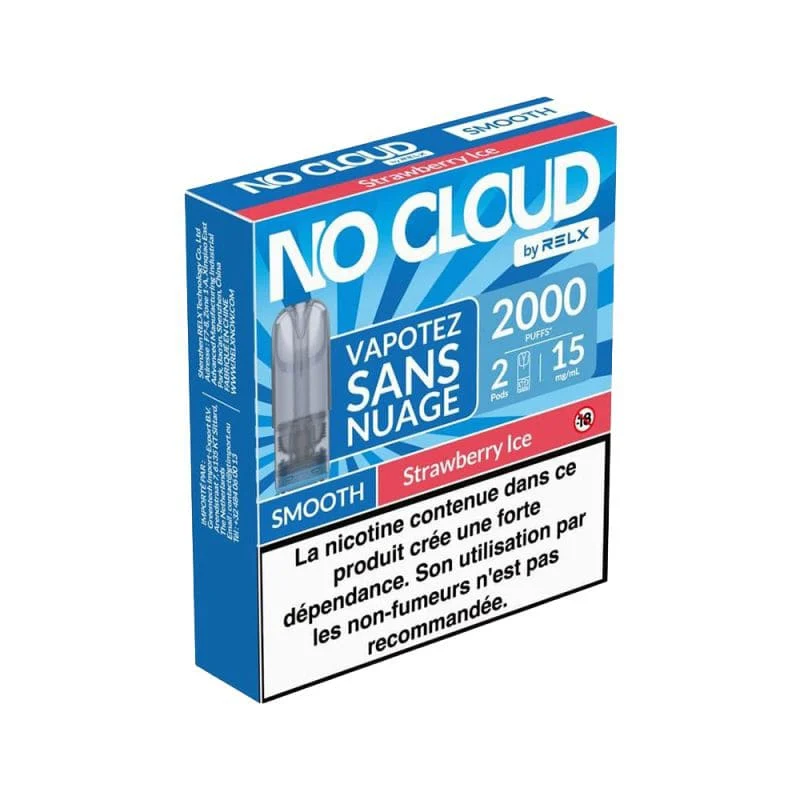 Cartouches Relx No Cloud Smooth 2ml - Pack de 2 - Image 2