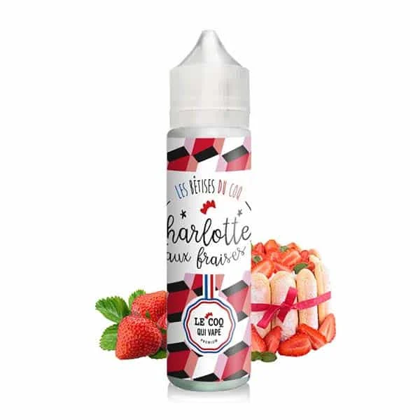 Charlotte Aux Fraises 50ml – Le Coq Qui Vape