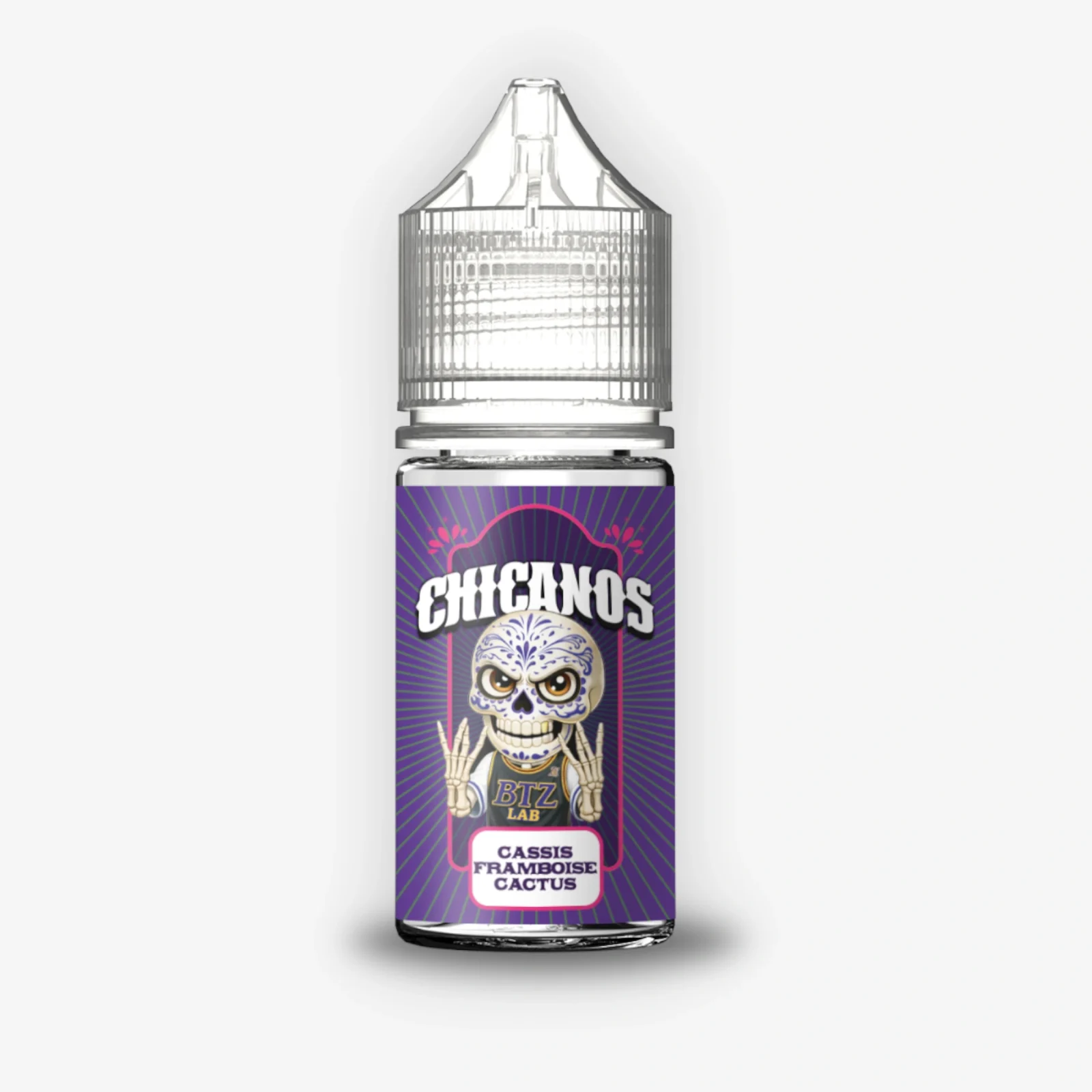 Concentré Cassis Framboise Cactus 30 mL - Chicanos